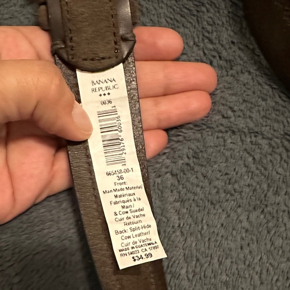 Banana republic Brown Leather women’s Belt - Picture 2 of 3